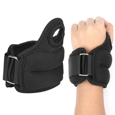 Afbeelding van Wrist Weights Black 2pcs(2 x 0.5 kg) cotton + iron sand