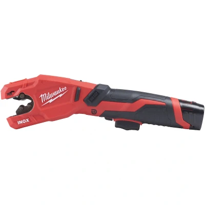 Afbeelding van Milwaukee M12 PCSS 202C RAPTOR pijpsnijder roestvast staal set (2x 2,0Ah accu) in koffer