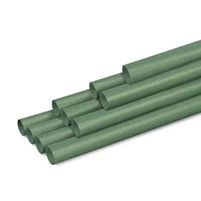 Afbeelding van Clairefontaine 95755C karton met 10 rollen, kraftpapier, kleur 3 x 0 m70, mosgroen