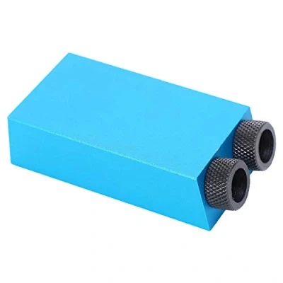 Afbeelding van 7 stks/set gat schroef jig, 15 hoek boor houtbewerking gids schuine locator, voor boorgaten