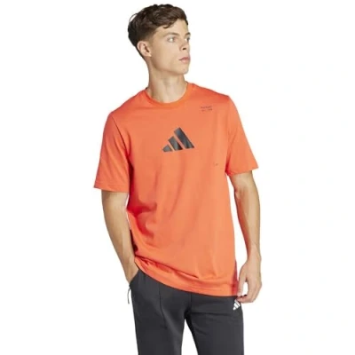 Afbeelding van adidas Performance ALL GYM Category Graphic Tshirt print, Heren, Maat: XL, Bright red