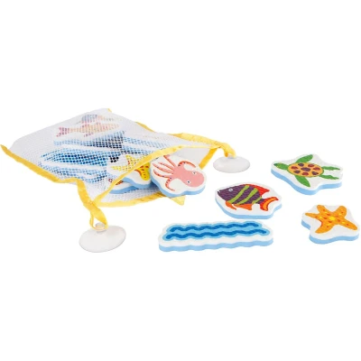 Afbeelding van Mini Club Foam Bad Plakfiguren Zeedieren, 16dlg.