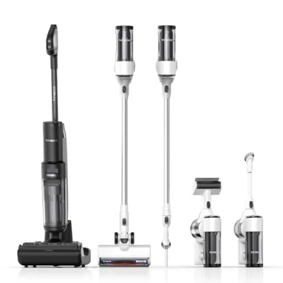 Afbeelding van Tineco Floor ONE Switch S7 nat droogzuiger, zuigmop 40min, stofzuiger 65min, 70℃ Flashdry, randenreiniging aan beide zijden, ZeroTangle borstel, drievoudige batterijduur, voor het hele huis