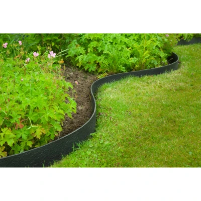 Afbeelding van Borderrand Nature 2400 x 12 cm (Flexibel, Textuur, Zwart)
