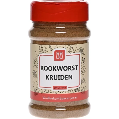 Afbeelding van Van Beekum Specerijen Rookworst Kruiden Strooibus 150 gram