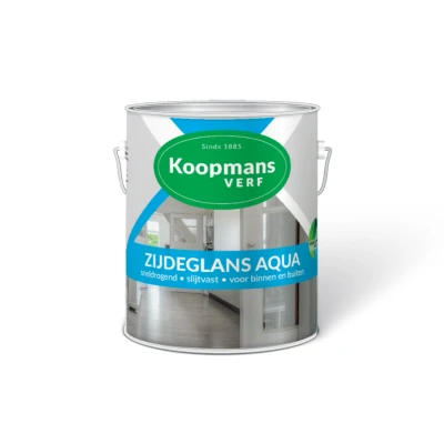Afbeelding van Koopmans Zijdeglans Aqua Ready Mixed 0,25 ltr crèmewit (RAL 9001) Huis &amp; Interieur