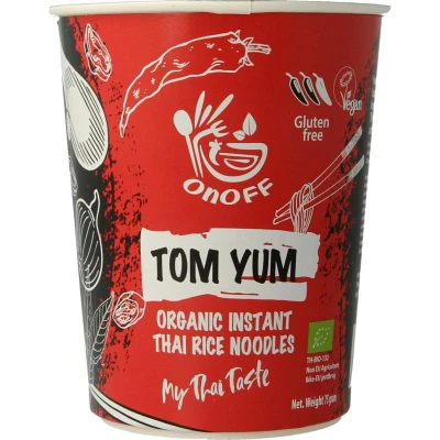 Afbeelding van Instant noodlesoup tom yum bio