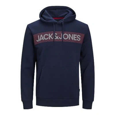 Afbeelding van Jack &amp; Jones Ecorp LOGO NOOS Hoodie Navy blazer, Heren, Maat: XS, blazer