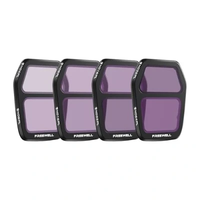 Afbeelding van Freewell Air 3S Bright Day Filters Split ND4PL/ND8PL, ND8PL/ND16PL, ND16PL/ND32PL, ND32PL/ND64PL voor controlelamp en vermindert schittering levendige luchtopnamen