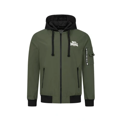 Afbeelding van Lonsdale Jas, Heren, Maat: XL, Olive black white