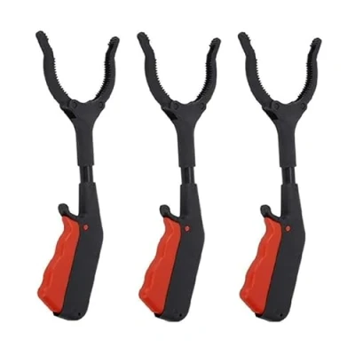 Afbeelding van 3 stuks 30 cm kinderen grijptang, hygiëneolieklemmen, draagbare molenverzameltang, multifunctionele afvaltang, toepasselijke afvalverzameling