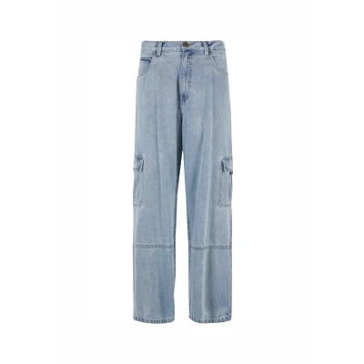 Afbeelding van Southpole Cargobroek voor heren, baggy jeans met cargozakken, oversized fit, Licht gewassen, 32