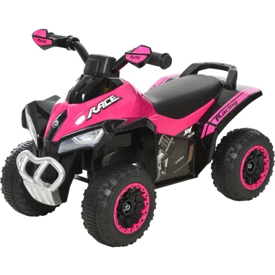 Afbeelding van HOMCOM Trapauto kinderen duwauto kinderauto kindervoertuig licht muziek 370 096