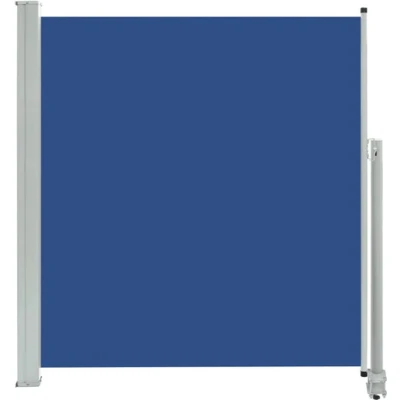 Afbeelding van Tuinscherm uittrekbaar 140x300 cm blauw