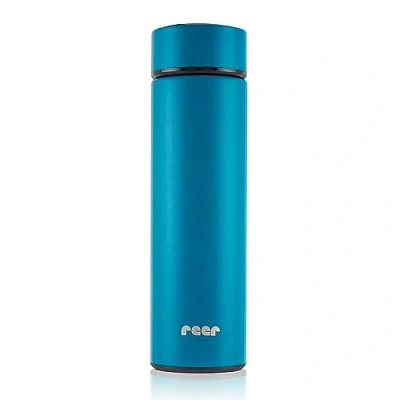 Afbeelding van reer Edelstaal thermosfles ColourDESIGN, 450 ml klein, handig, ideaal voor de baby, petrolblauw