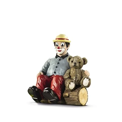 Afbeelding van Gildeclown Decoratiefiguur 2 beersterke vrienden verzamelstuk met de hand beschilderd hoogte 11,5 cm in geschenkdoos geluksbrenger moeder talisman cadeau verjaardag geboorte