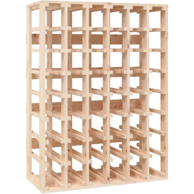 Afbeelding van vidaXL Wijnrek 70x33x94 cm massief grenenhout bruin