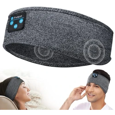 Afbeelding van Fulext Slaap Hoofdtelefoon Bluetooth, Hoofdband Zachte Elastische Comfortabele Bluetooth Hoofdtelefoon, voor Mannen Vrouwen Tiener, Kerstmis Vader Moeders Dag