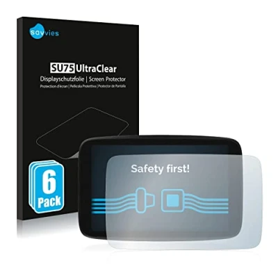 Afbeelding van Savvies (6 Stuks) Schermbeschermer voor TomTom GO Camper Max Screen Protector Ultra Transparant