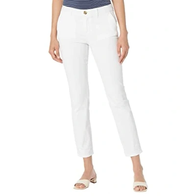 Afbeelding van Tommy Hilfiger Hampton Chinobroek voor dames lichte broek met ontspannen pasvorm, Wit, 4