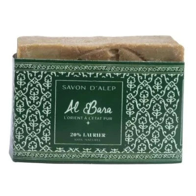 Afbeelding van Al Bara Aleppo Zeep Olijfolie &amp; 20% Laurierbesolie 200GR