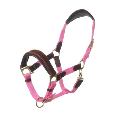 Afbeelding van MHS Combi Halster &quot;Design&quot; Full Bruin Roze
