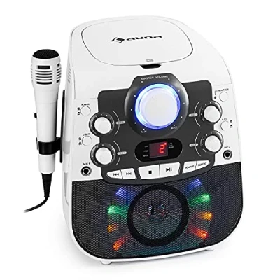 Afbeelding van StarMaker 2.0 karaoke installatie Bluetooth functie CD player incl. microfoon