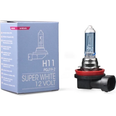 Afbeelding van M Tech SuperWhite H11 12V 55W Enkel