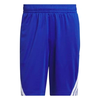 Afbeelding van adidas Performance Legends 3 Stripes Basketbalshort Heren Grijs L 7&quot;