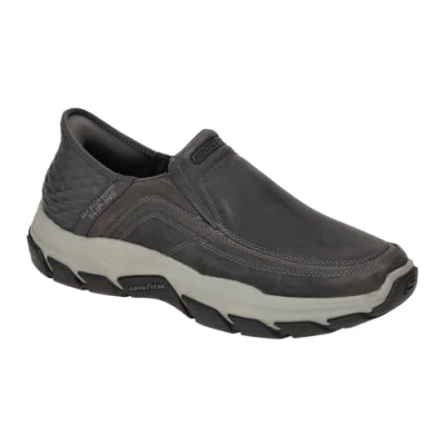 Afbeelding van Skechers Slip Ins Respected Elgin, Mannen, Zwart, Sneakers, maat: 42,5