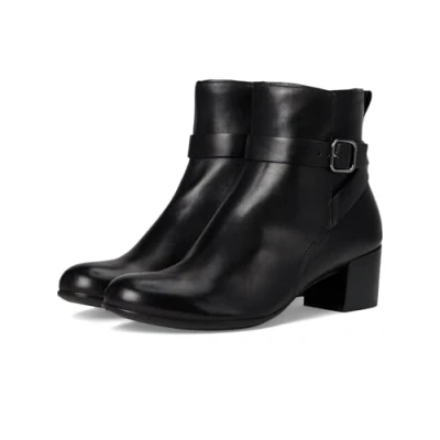 Afbeelding van ECCO Block Heeled Korte laarzen, Dames, Maat: 38, Black Leer