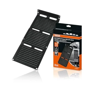 Afbeelding van OSRAM BATTERYcharge SOLAR 20W INCL. USB Monokristallijn zonnepaneel 20 W 5 V