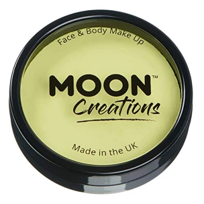 Afbeelding van Moon Creations Professionele watergeactiveerde gezichtsverf Lichtgeel