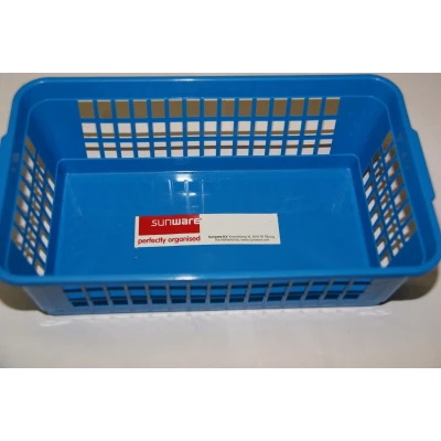 Afbeelding van SUNWARE Basic large multifunctionele mand, 15 liter, 37,7x26,2x15cm blauw