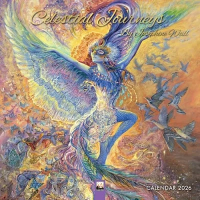 Afbeelding van Celestial Journeys by Josephine Wall Calendar 2026 (Art Calendar)