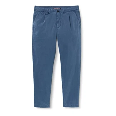 Afbeelding van Tommy Hilfiger Geweven broek voor heren, Egeïsche Zee, 33W / 32L