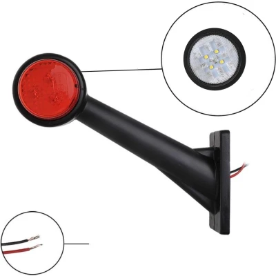 Afbeelding van Pro Plus Breedtelicht 166 x 193 mm 12 &amp; 24 Volt LED Rood, Wit en Oranje Links