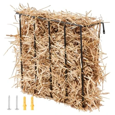 Afbeelding van VEVOR hooiruif voerrek wandrek voerbak 650x200x585mm 24 gallons 5 paarden