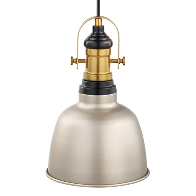 Afbeelding van EGLO Vintage Gilwell   Hanglamp   1 Lichts   Champagne, Brons, Zwart