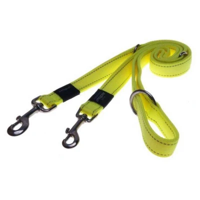 Afbeelding van Rogz Utility Multilijn Hondenriem 180x2.5 cm Geel Xl