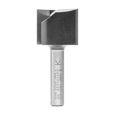 Afbeelding van ENT Groeffrees HM 25x20x52mm, Kolf 8mm 7910421