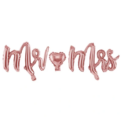 Afbeelding van Partydeco Folieballon set Mr and MRS