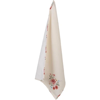 Afbeelding van Clayre &amp; Eef Cremekleurige Keukendoek 50*70 cm LRC42