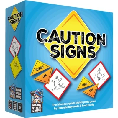 Afbeelding van WISE WIZARD GAMES Voorzichtigheidstekens: een hilarisch Quick Sketch Party Game