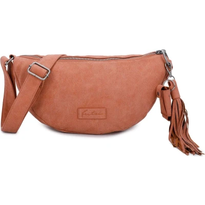 Afbeelding van Fritzi aus Preußen Schoudertas Jakx Lipstick03 Cross Bag Brick Bruine