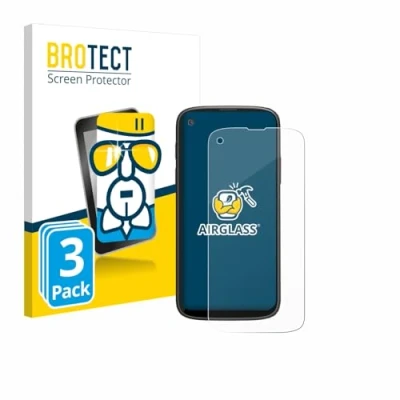 Afbeelding van BROTECT Glas Screen Protector voor Unihertz Jelly Max (3 Stuks) Schermbeschermer [9H Hardheid, Beschermglas Folie niet Gehard Glas]