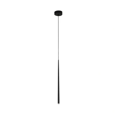 Afbeelding van Nova Luce, Hanglamp, GIONO LED hanglamp zwart 3W warm wit 180x8cm 9601001 (160 lm)