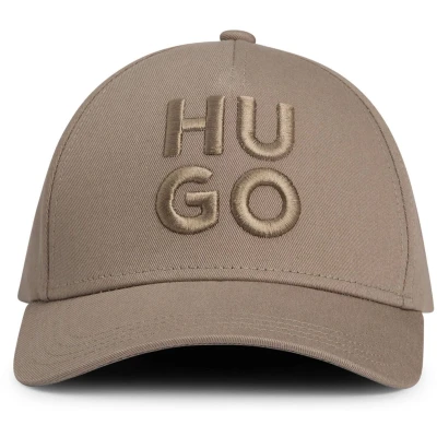 Afbeelding van HUGO Jude Stacked Cap Taupe