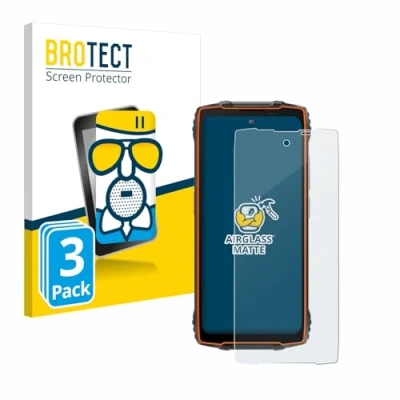 Afbeelding van BROTECT Antireflecterende Glas Screen Protector Mat voor Blackview BV8200 (3 Stuks) Schermbeschermer [Beschermglas Folie niet Gehard Glas]