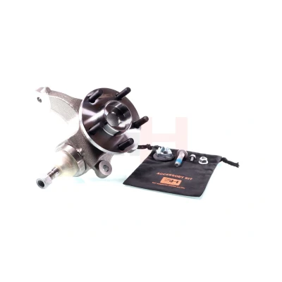 Afbeelding van GH 282552H Asstomp Vooras rechts Met wielnaaf, wiellager, spat bescherming, schroeven FORD: Transit Connect Mk1 Van 1.8 TDCi, 16V